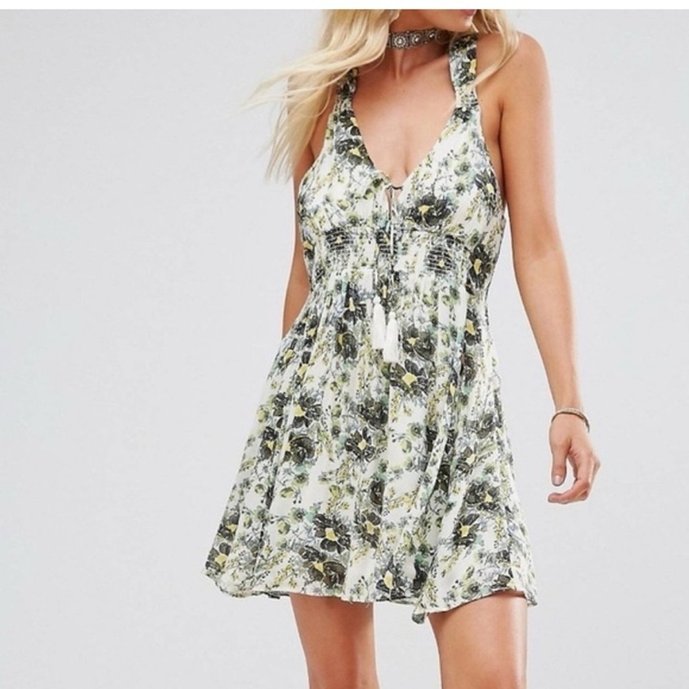Free People Washed Ashore Floral Sleeveless Dress
